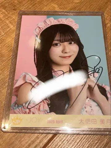 오시다 미즈키 자필 브로마이드 다이너 의상 니아 조이 이코노이 조이