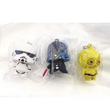 스타 워즈 러버 피규어 다스 베이더 스톰 트루퍼 C3PO