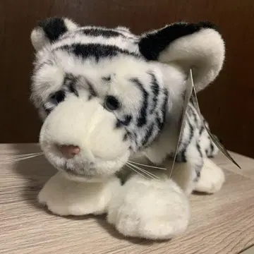 싱가포르 동물원 화이트 타이거 봉제 인형