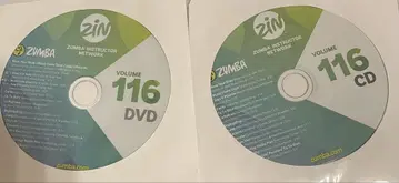 Zumba ZUMBA 줌바 zin116 CD &DVD