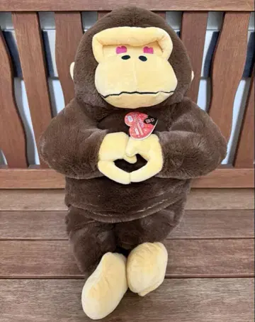 우호호 고릴라 고리 군 러브 하트 봉제 인형 BIG! 58cm