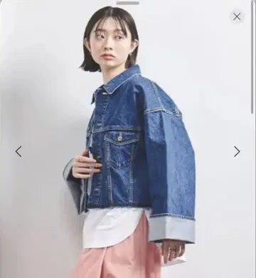 SACRA 네이비 데님 자켓 38