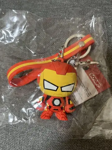 새상품 마블 아이언맨 Iron Man 드롭 그루 키링