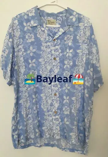 Bayleaf 베이 리프 알로하 셔츠 꽃무늬 L 사이즈