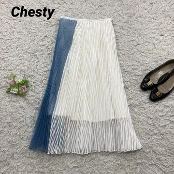 Chesty 체스티 플리츠 디자인 스커트