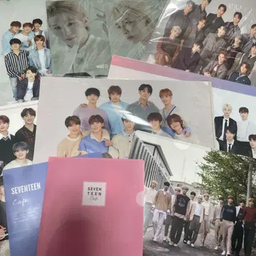 SEVENTEEN 클리어 파일 세트 묶음 판매 세트 클리어 포스터