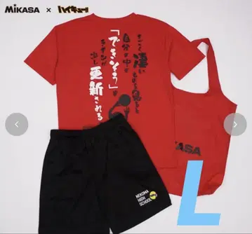 하이큐! 오토코마 룸웨어 L 새상품 티셔츠 연마 Haikyu 에코백