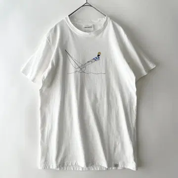 NORSE PROJECTS 프린트 티셔츠 크루넥 둥근넥 반팔 화이트 무지