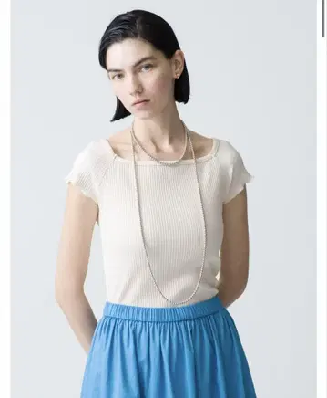 Ronherman 론 헤르만 Rib Square neck Tee