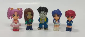엘프 풀 컬러 마스코트 피규어 전 5종 세트