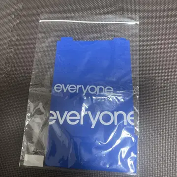 미사용 everyone 나일론 로고 토트백 (블루)
