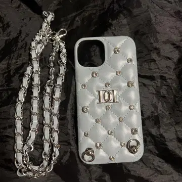 다리치 퀼팅 비쥬 iPhone13 케이스 SAX