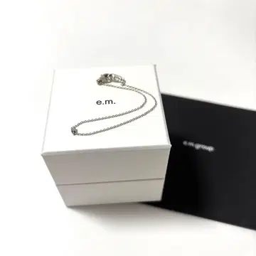 e.m. 쁘띠 지르코니아 팔찌 실버 16cm 싱글 볼 지르코니아