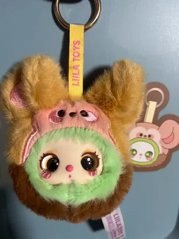 릴라 봉제 인형 키링 원숭이