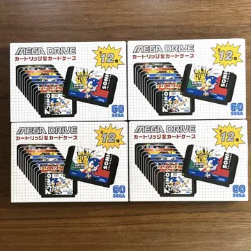 SEGA 메가 드라이브 카트리지형 카드 케이스 4개 세트