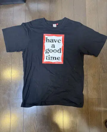 have a good time 블랙 티셔츠