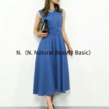 N. Natural Beauty Basic 레이스업 원피스 포멀