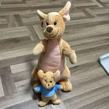 디즈니 캥거루와 루 봉제 인형 세트