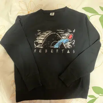 REBERTAS 리베르타스 맨투맨 트레이닝복 블랙 M 사이즈