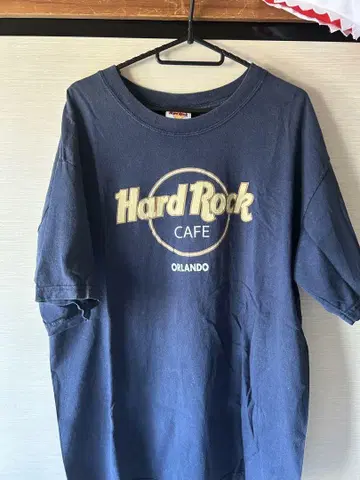 Hard Rock Cafe 티셔츠 L 사이즈 네이비