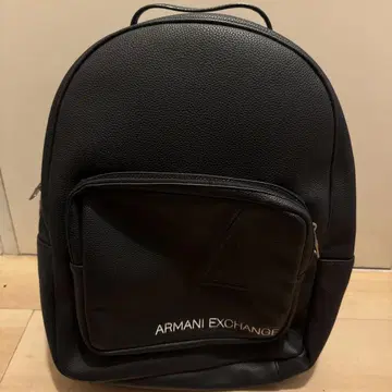 Armani Exchange 블랙 백팩