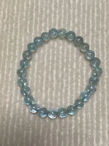 고품질 천연 토파즈 7mm 팔찌