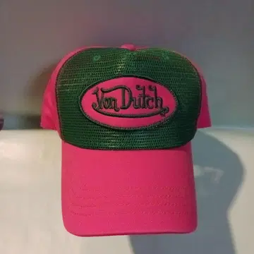 Von Dutch 메쉬 캡 핑크/그린