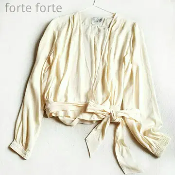forte forte 포르테 포르테 블라우스 카슈쿨 실크 혼방