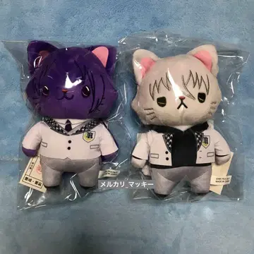 블루 록 withCAT 안대가 포함된 봉제 인형 키링 나기 레오
