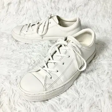 컨디션 최상] CONVERSE 컨버스 올스타 쿠페 OX 화이트 올 가죽
