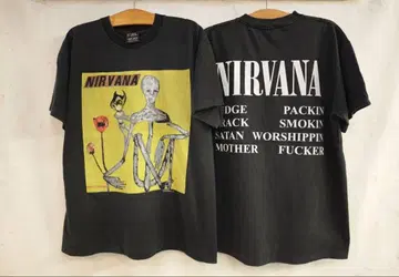 NIRVANA 블랙 티셔츠