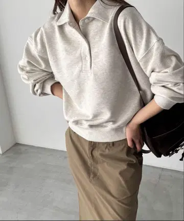 CANALJEAN Elmar 폴로 옷깃 맨투맨 풀오버