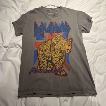 Def Leppard 레오파드 디자인 티셔츠