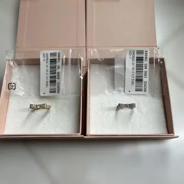 다이아 모니크 리본 링