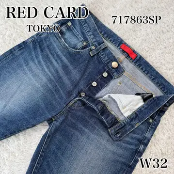 RED CARD TOKYO 데님 717863SP W32 버튼 플라이