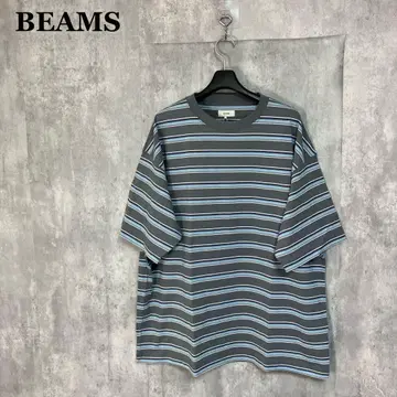 새상품 BEAMS 25SS 루즈 보더 티셔츠 L