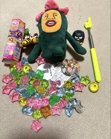 거의 새상품 리틀 하나가시라 캐릭터 봉제 인형 세트