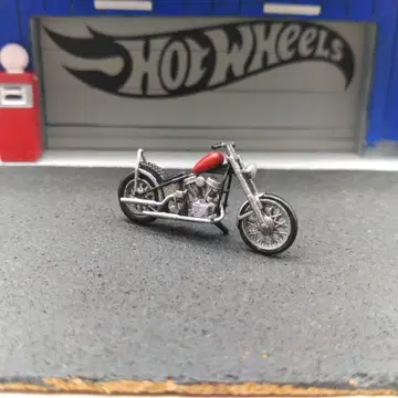 1/64 바이크 Pan-H chopper Ver.B 빨간색