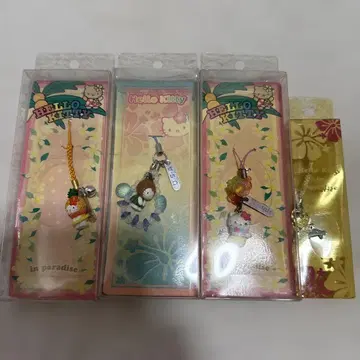 헬로키티 해외 스트랩 4개 세트