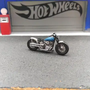 1/64 바이크 Pan Shovel-H bobber 파랑 하자품