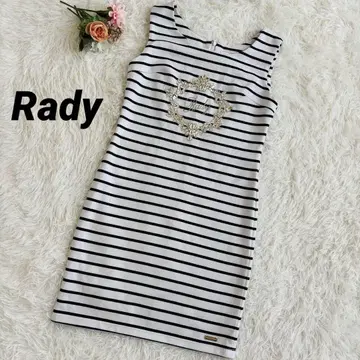 Rady 비쥬가 달린 보더 원피스 S 사이즈