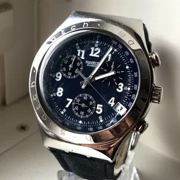 Swatch irony 스와치 아이러니 크로노그래프 네이비