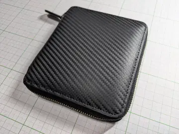 새상품급 MURA SQUARE WALLET 카본 블랙 A