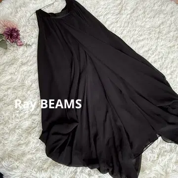 레이빔즈 Ray BEAMS 블랙 슬리브리스 미니 원피스