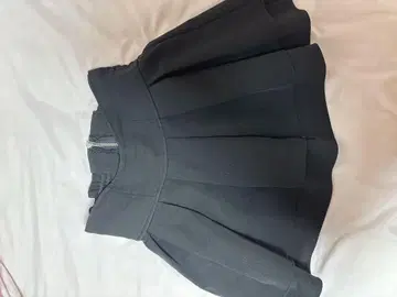 미셸 마카롱 슬림 레그 스커트 블랙 S