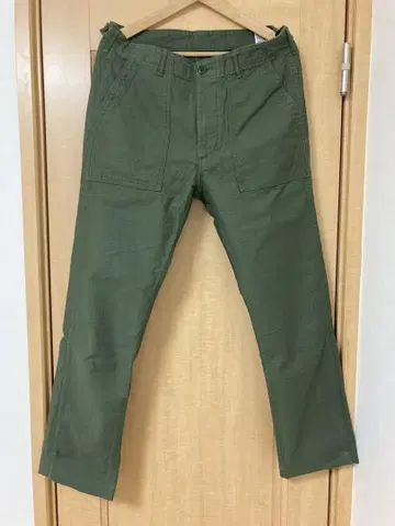 새상품 오어슬로우 SLIM FIT FATIGUE PANTS