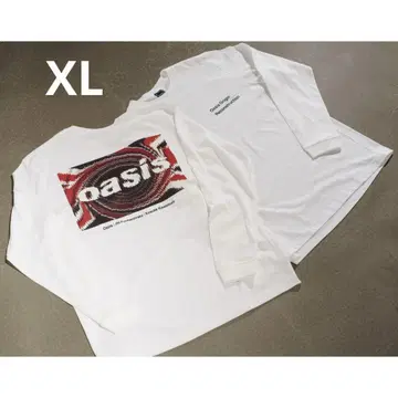 XL OASIS 가와무라 코스케 L/S 티셔츠 UNIONJACK LOGO