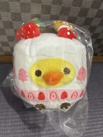 리락쿠마 크리스마스 봉제 인형 키이로이토리 케이크 산엑스