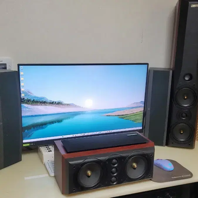 British Luxury Mission High-End Full Coaxial Speaker 773e+77c