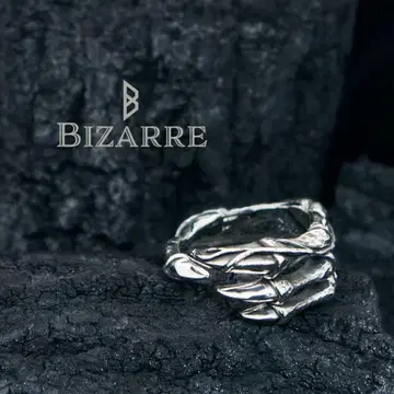 Bizarre/비자르 아케오프테릭스 루트 원조 새 갈고리 손톱 실버 반지